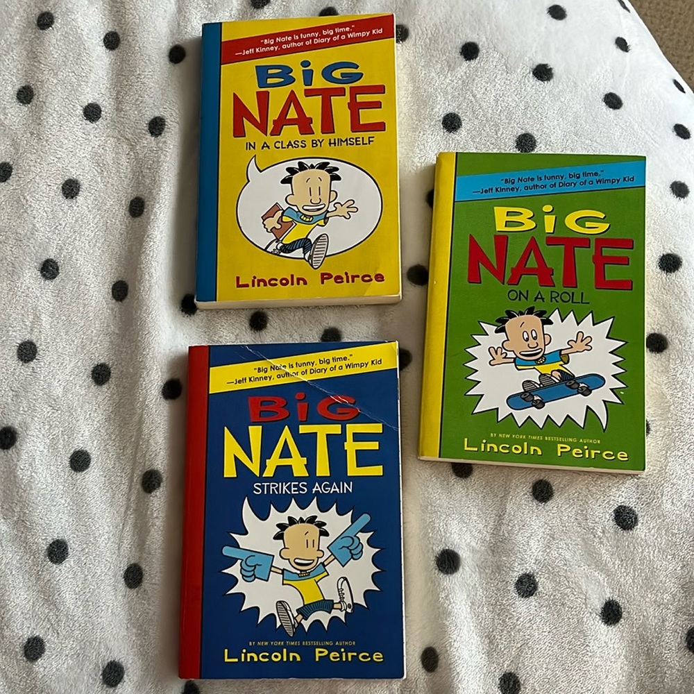 Big Nate By Lincoln Peirce Books 1-3